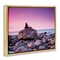 Stupell Industries Stacked Rocks on Shore Framed Floater Canvas Wall Art Design by Incado